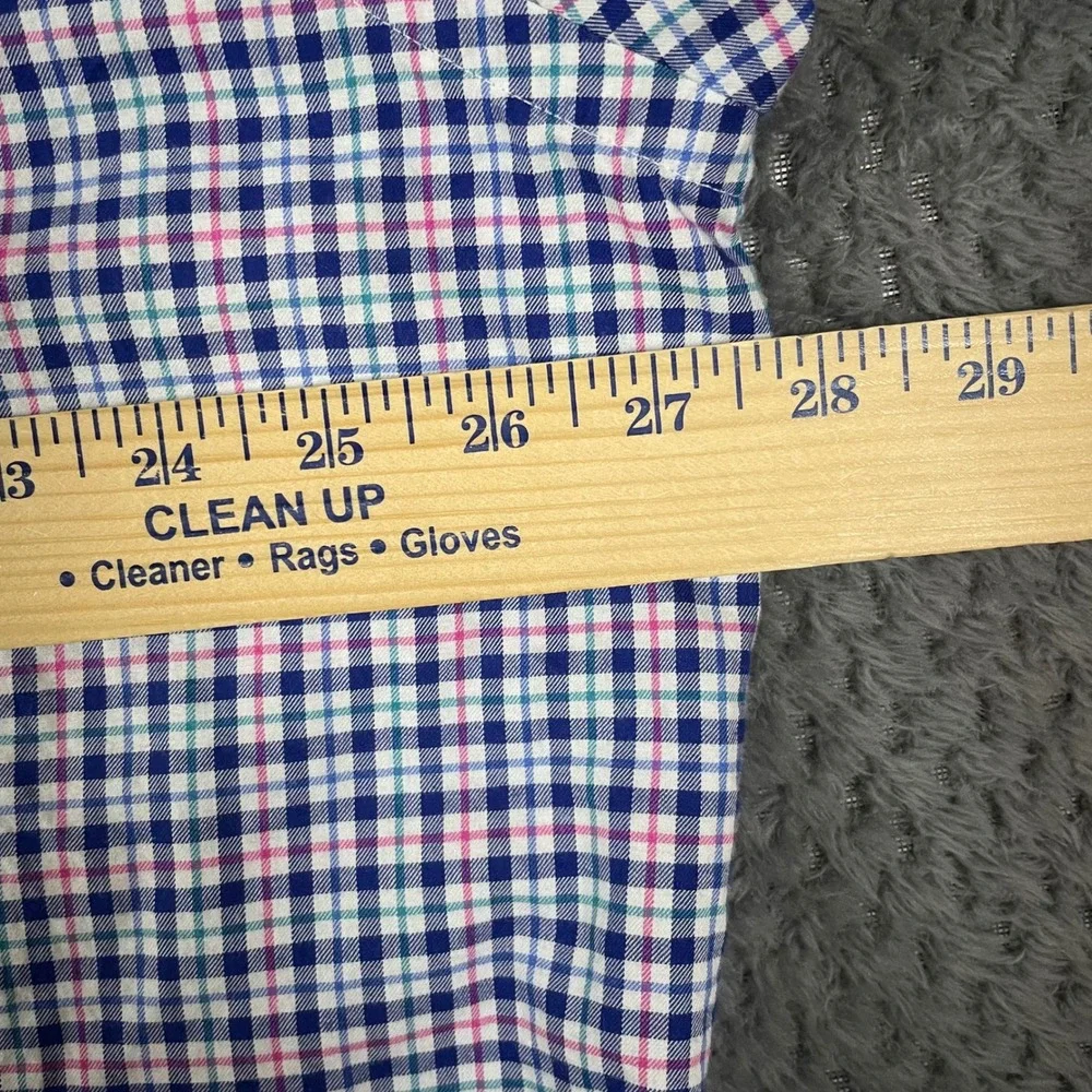 Polo Ralph Lauren Mens Button Down Shirt 2XLT Tall Long Sleeve Blue Pink Preppy